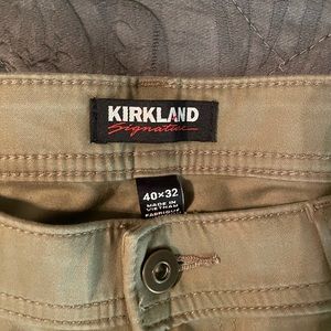 Kirkland Khaki Pants Worn Once